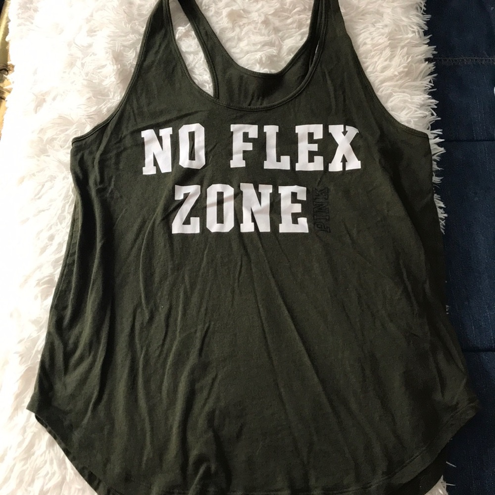 NWOT PINK WORKOUT TANK OLIVE